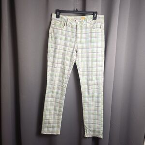 Pilcro and the Letterpress Plaid Skinny Jeans – Women’s Size 27